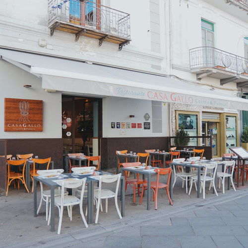 Esterno ristorante Casa Gallo via Lepanto Pompei vicino Scavi e Santuario